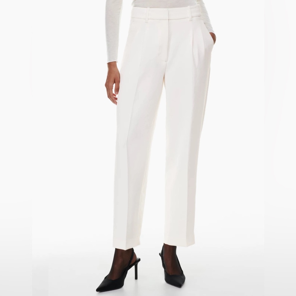 Aritzia Wilfred Carrot Pant in Light Birch